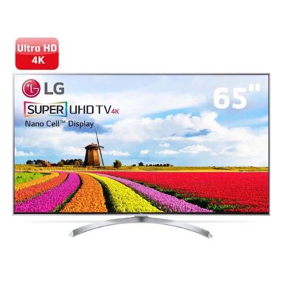 Smart TV LED 65" Super Ultra HD 4K LG 65SJ8000 com Sistema WebOS 3.5, Wi-Fi, Nano Cell, HDR, Local Dimming, Gaming, Controle Smart Magic, HDMI e USB